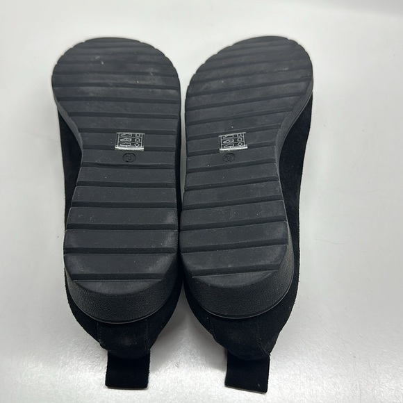 Eileen Fisher Humor Easy Comfort Slip On Flat Shoes Suede Round Toe Black Size 7 - Picture 8 of 10